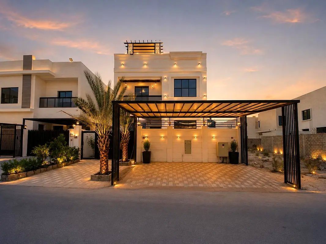 🏡✨ **للإيجار فيلا مفروشة بالكامل في الحليو 2 | 5 غرف نوم مع حديقة بسعر 125,000 درهم على 4 دفعات** ✨🏡